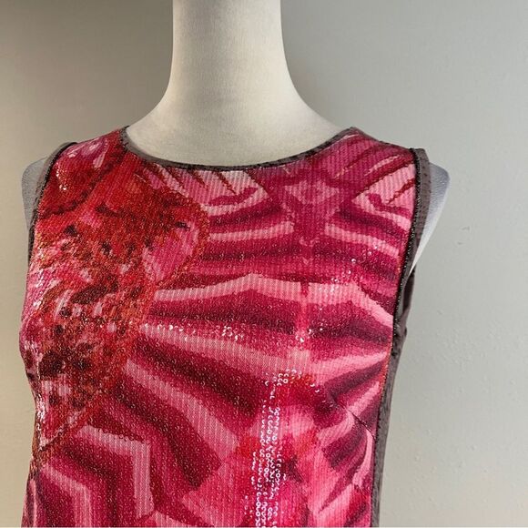 CUSTO Barcelona Gata Klimt Sequin
Snakeskin Dress Sz Small 100% Polyester
Lined - Picture 2 of 12